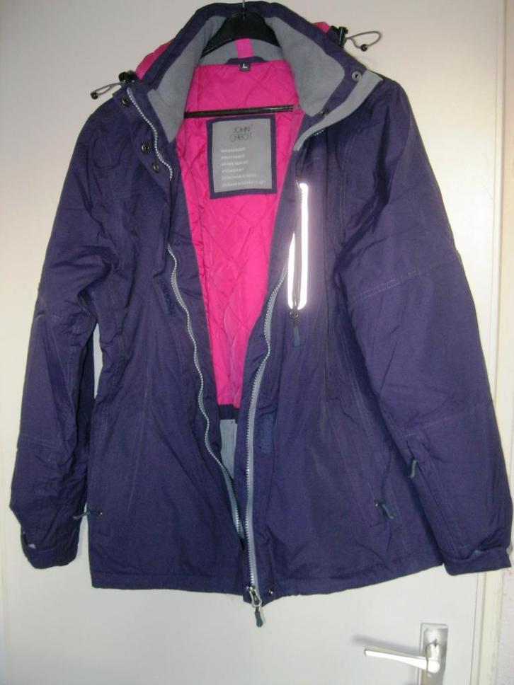 Paarse Winterjas, met Capuchon, nieuw, Kleding | Dames, Jassen | Winter, Nieuw, Maat 42/44 (L), Paars, Ophalen of Verzenden