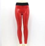 Rode glimmende legging wetlook leren lak dames vrouwen, Kleding | Dames, Broeken en Pantalons, Nieuw, Verzenden, Rood