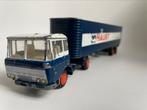 model DAF 2600 met Haust ‘ronde’ oplegger Lion Toys 1/50, Ophalen of Verzenden, Gebruikt, Bus of Vrachtwagen, Lion Toys
