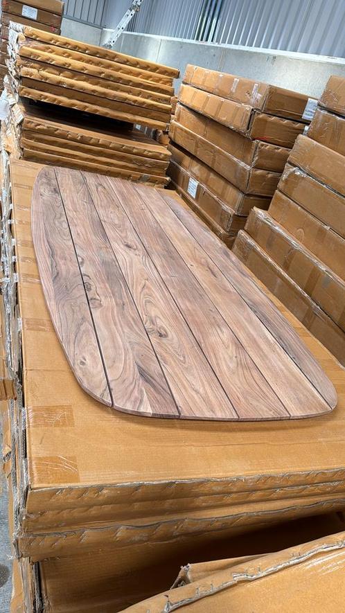 Deens ovaal eettafels 180-300cm buitentafel tuintafel OP=OP!, Huis en Inrichting, Tafels | Eettafels, Zo goed als nieuw, Rechthoekig