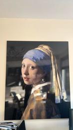Meisje met de parel plexiglas schilderij, Ophalen, Zo goed als nieuw, Schilderij, 75 tot 100 cm