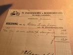 Oude Rekening Rijwielhandel Oudshoorn 1930, Verzenden, Gebruikt