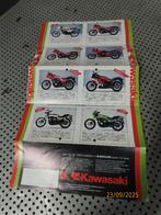 Kleurenfolder Folder Kawasaki Motoren 1984 Reclame Poster 84, Ophalen of Verzenden, Gebruikt, Motoren