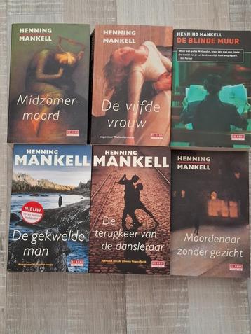 Henning Mankell 6x detective's  beschikbaar voor biedingen