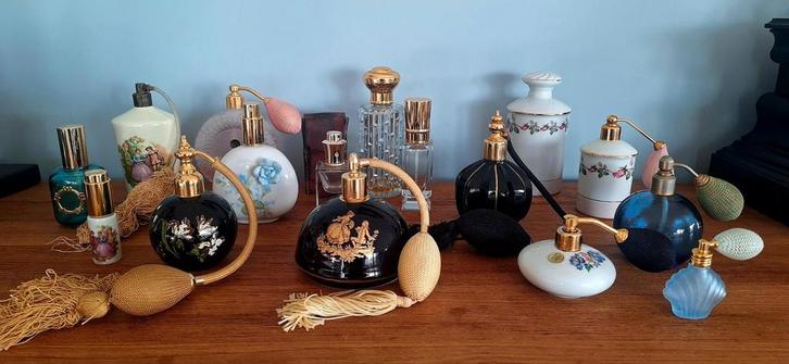 Vintage parfumverstuivers, Antiek en Kunst, Curiosa en Brocante, Ophalen of Verzenden