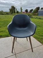 5 grijze tuinstoelen, Ophalen, Gebruikt
