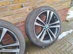 BMW OEM 18 inch breedset met winterbanden, 18 inch, Gebruikt, 255 mm, Banden en Velgen
