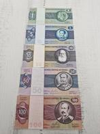 Brazilië  Bankbiljetten Set (5 stuks) UNC, Postzegels en Munten, Munten en Bankbiljetten | Verzamelingen, Ophalen of Verzenden