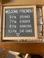 Vilt letterboard, Ophalen, Zo goed als nieuw