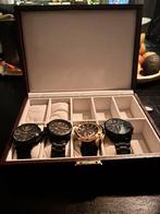 Luxe Heren horloge, Overige merken, Staal, Polshorloge, Kunststof