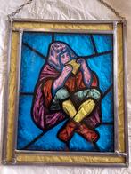 Glas in lood raamhanger Panfluit, Antiek en Kunst, Ophalen of Verzenden