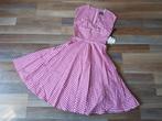 =NIEUW= HELL BUNNY JURK geruit xs 34, Nieuw, Ophalen of Verzenden, Hell Bunny, Roze