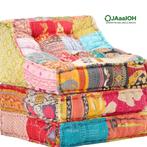 NIEUWE Poef dik gevoerd multicolor tuinkussen ligbed logeerb, Venlo, Nieuw, Ophalen of Verzenden, Info@habatrading.com