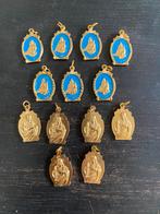 13 X Medaille / Bedel. Maria met kind voor. Jezus achter., Ophalen of Verzenden, Nieuw, Christendom | Katholiek