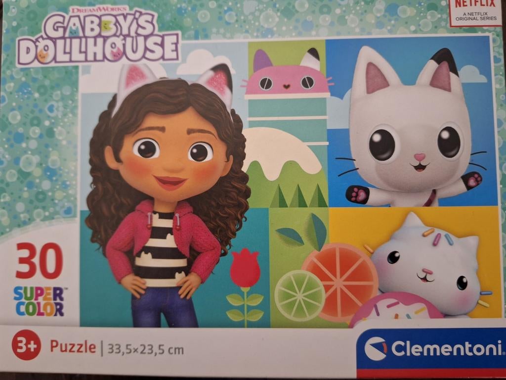 Puzzel Gabby's poppenhuis, Ophalen of Verzenden, 10 tot 50 stukjes, Zo goed als nieuw, 2 tot 4 jaar