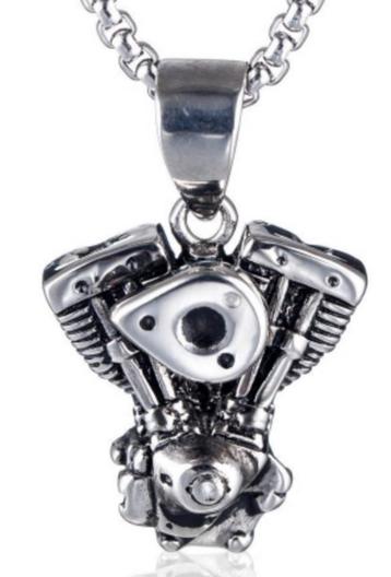 Harley Davidson Shovelhead  motorblok hanger RVS beschikbaar voor biedingen