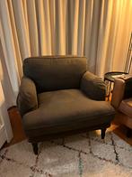 IKEA stockund fauteuil donker grijs, Huis en Inrichting, Fauteuils, Ophalen, Zo goed als nieuw