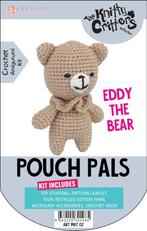 Haakpakket Knitty Critters Pouch Pals - Eddy the Bear, Hobby en Vrije tijd, Verzenden, Nieuw, Haken, Patroon of Boek