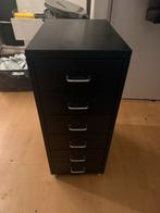 Helmer ladekast IKEA - Zwart, Huis en Inrichting, Kasten | Ladekasten, Minder dan 50 cm, Gebruikt, 5 laden of meer, Ophalen of Verzenden