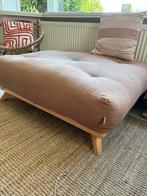 Mooie Karup poef, Huis en Inrichting, Hout, Vierkant, Scandinavisch, Zo goed als nieuw