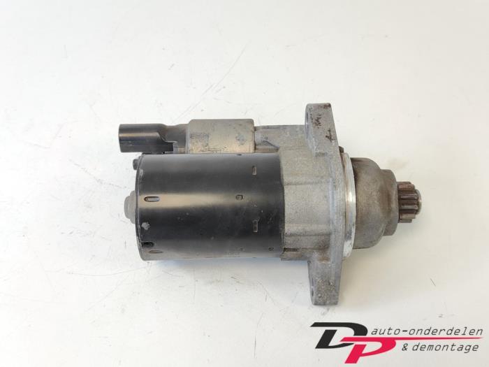 Startmotor van een Volkswagen Golf, Gebruikt, -, Volkswagen, -