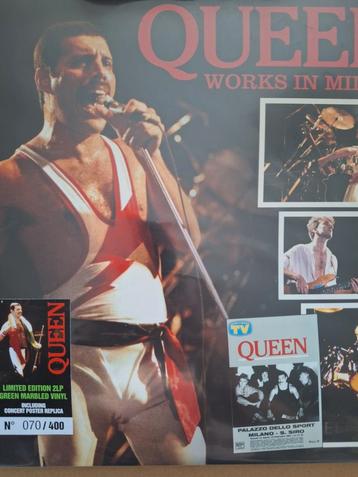 Queen: Works in Milan 2 lp groen vinyl + poster beschikbaar voor biedingen