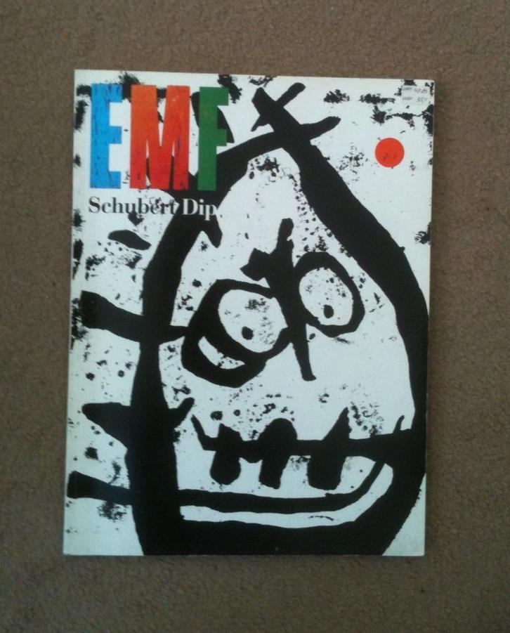 EMF - Schubert Dip, Muziek en Instrumenten, Bladmuziek, Zo goed als nieuw, Artiest of Componist, Populair, Drums of Percussie