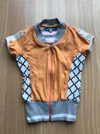 Ninni vi oranje vest meisje maat 110 /116 Zgan, Meisje, Ninni Vi, Ophalen of Verzenden, Zo goed als nieuw