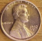 Verenigde Staten 1 cent 1970 D Denver KM#201 EF .., Postzegels en Munten, Ophalen of Verzenden, Losse munt, Noord-Amerika