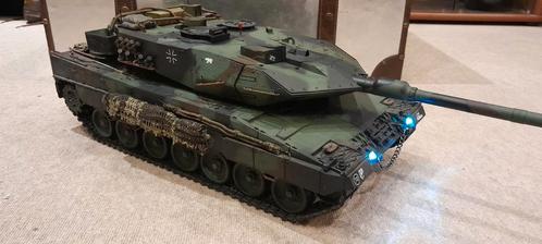 Leopard 2A6 Heng Long 1/16, Hobby en Vrije tijd, Modelbouw | Radiografisch | Overige, Gebruikt, Ophalen of Verzenden
