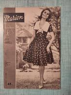 Vintage Marion Knippatronenblad Mei 1965 + Raderblad, Hobby en Vrije tijd, Kledingpatronen, Marion, Vrouw, Onbekend, Ophalen of Verzenden