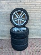 Seat leon fr velgen 17”  vw golf audi a3 met winterbanden, Ophalen, Gebruikt, Banden en Velgen, 17 inch