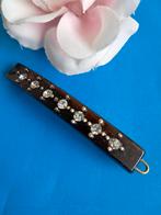 Vintage haarspeld haarknip met strass steentjes, Verzenden, Haarspeld