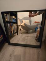 Zwarte IKEA Nissedal spiegel 65x65 cm, Ophalen, Vierkant, Zo goed als nieuw, Minder dan 100 cm