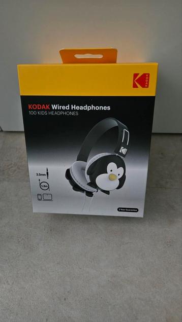 Kodak Wired Headphones - Pinguïn Koptelefoon beschikbaar voor biedingen