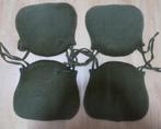 4 groene stoelkussens, Huis en Inrichting, Woonaccessoires | Kussens, Ophalen of Verzenden, Zo goed als nieuw, Groen, Vierkant