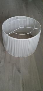 Lampenkap stof plisse wit diameter 45cm , hoogte 30cm ZGAN, Ophalen, 25 tot 50 cm, Wit, Rond