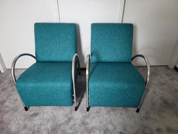 Gelderland Stoelen 6020 - Set van 2, Nieuw Gestoffeerd beschikbaar voor biedingen