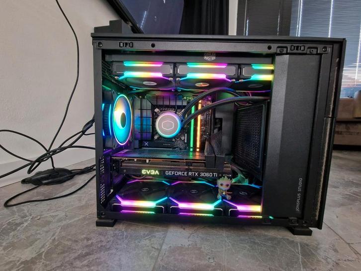 Gaming pc rtx 3060 ti, Computers en Software, Desktop Pc's, Zo goed als nieuw, 4 Ghz of meer, SSD, 32 GB, Met videokaart, Gaming