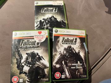 Fallout 3 + 2 dlc add ons - Xbox 360 One & Series  beschikbaar voor biedingen