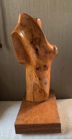 Gesigneerd houten sculptuur, Ophalen of Verzenden
