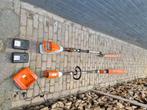 Heggenscharen set met accu's, Tuin en Terras, Heggenscharen, Ophalen, Gebruikt, Accu, Stihl