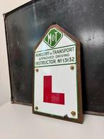 Vintage M.o.T. Rijinstructeur emaille Bord, Ophalen