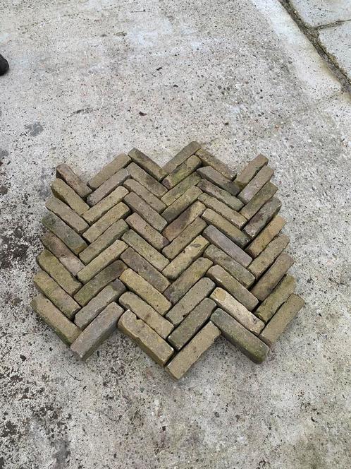 Oud gebakken waaltjes, Tuin en Terras, Tegels en Klinkers, Klinkers, Keramiek, 10 m² of meer, Ophalen