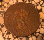 2,5 cent Nederlands Indië 1945, Ophalen of Verzenden, Koningin Wilhelmina, Overige waardes, Losse munt