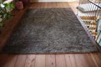Groot zacht hoogpolig vloerkleed Shaggy Fluffy bruin 280x370, Bruin, 200 cm of meer, Ophalen of Verzenden, Zo goed als nieuw