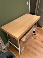 IKEA Bamboe Bureau - Zo goed als nieuw!, Ophalen, Zo goed als nieuw, Bureau