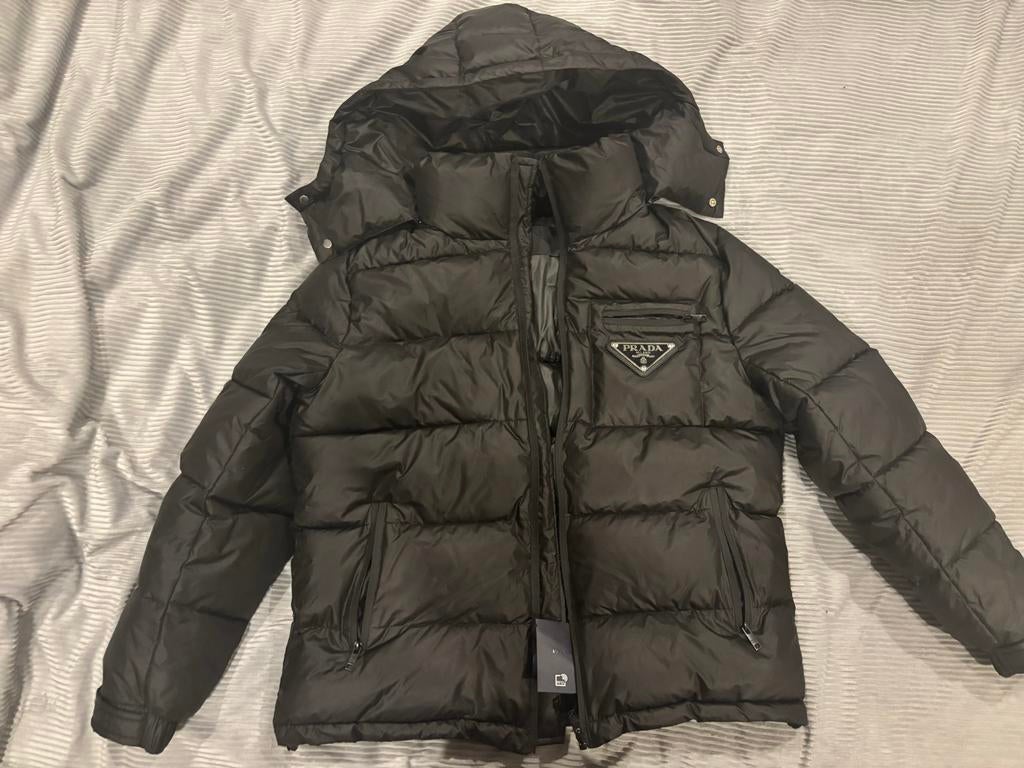 Prada Jas - Maat L, Maat 52/54 (L), Verzenden, Zwart, Nieuw