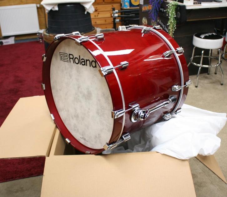 roland KD-22-GC gloss cherry bassdrum drumstel, Muziek en Instrumenten, Drumcomputers, Nieuw, Roland, Ophalen