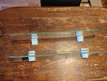 Glazen Badkamer Plankjes - Set van 2 beschikbaar voor biedingen